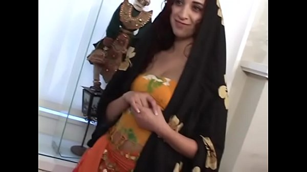 Tattooed girl gets on top of hard cock while sucking another guy'_s rod